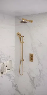 Brauer Gold Edition inbouwdoucheset 20cm