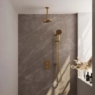 Brauer Gold Edition inbouwdoucheset 20cm hoofddouche en handdouche