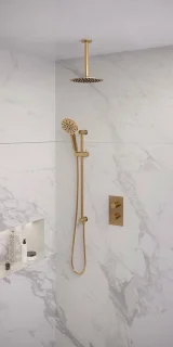 Brauer Gold Edition inbouwdoucheset 20cm hoofddouche en handdouche