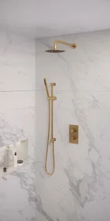 Brauer Gold Edition inbouwdoucheset 3-weg thermostaat
