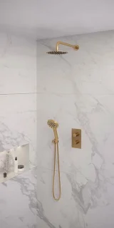 Brauer Gold Edition inbouwdoucheset 3-weg thermostaat