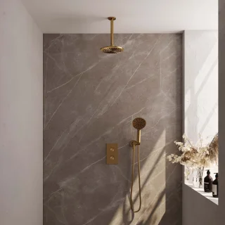 Brauer Gold Edition inbouwset 20cm 3-weg thermostaat