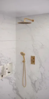 Brauer Gold Edition inbouwset 3-weg thermostaat