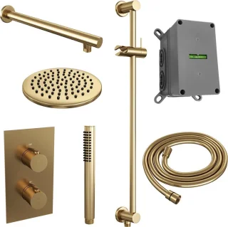 Brauer Gold Edition inbouwset hoofddouche en handdouche