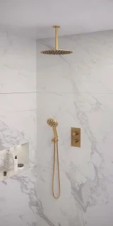 Brauer Gold Edition inbouwset met hoofddouche 30cm en handdouche