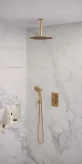 Brauer Gold Edition inbouwset met hoofddouche 30cm en handdouche