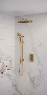 Brauer Gold Edition inbouwset met hoofddouche en handdouche