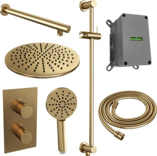 Brauer Gold Edition inbouwset met hoofddouche en handdouche