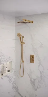 Brauer Gold Edition inbouwset met hoofddouche en handdouche