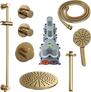 Brauer Gold Edition Regendoucheset Inbouw 30cm