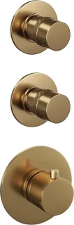 Brauer Gold Edition thermostatische inbouw doucheset geborsteld goud