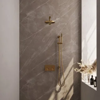 BRAUER Gold Edition Thermostatische Inbouw Regendouche Set 61