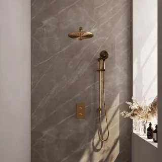 Brauer Gold Edition Thermostatische Inbouw Regendoucheset