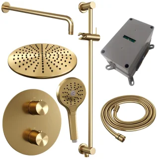 Brauer Gold Edition Thermostatische Inbouw Regendoucheset