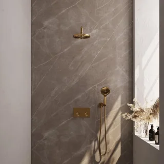 Brauer Gold Edition Thermostatische Inbouw Regendoucheset