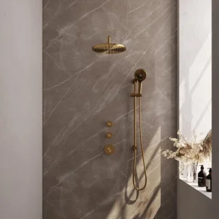 Brauer Gold Edition Thermostatische Inbouw Regendoucheset