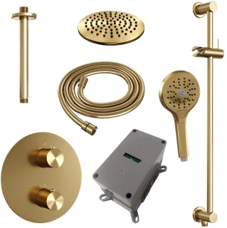 Brauer Gold Edition Thermostatische Inbouw Regendoucheset