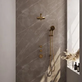 Brauer Gold Edition Thermostatische inbouw regendoucheset