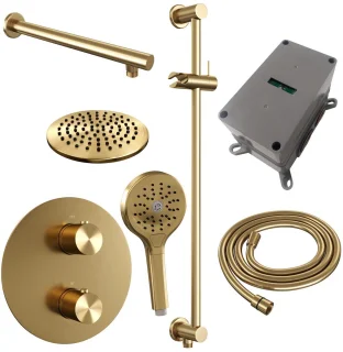 Brauer Gold Edition Thermostatische Inbouw Regendoucheset