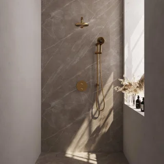 Brauer Gold Edition Thermostatische Inbouw Regendoucheset