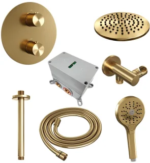 Brauer Gold Edition Thermostatische Inbouw Regendoucheset