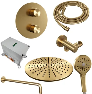 Brauer Gold Edition Thermostatische Inbouw Regendoucheset
