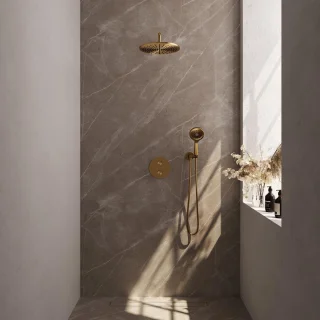 Brauer Gold Edition Thermostatische Inbouw Regendoucheset