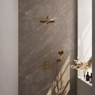 Brauer Gold Edition Thermostatische Regendoucheset Inbouw