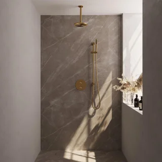 Brauer Gold Edition Thermostatische Regendoucheset Inbouw