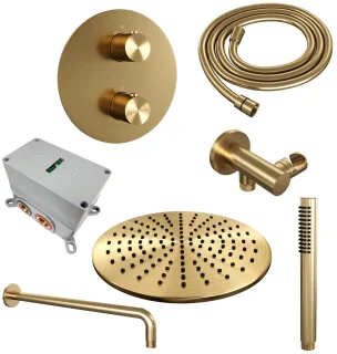 Brauer Gold Edition Thermostatische Regendoucheset Inbouw
