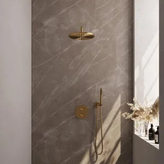 Brauer Gold Edition Thermostatische Regendoucheset Inbouw