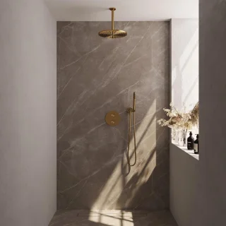 Brauer Gold Edition Thermostatische Regendoucheset Inbouw