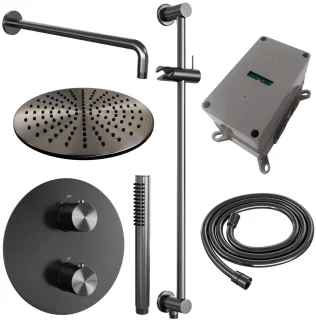 Brauer Gunmetal Edition Inbouw Regendoucheset