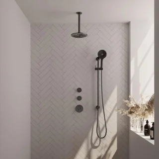 Brauer Gunmetal Edition Inbouw Regendoucheset