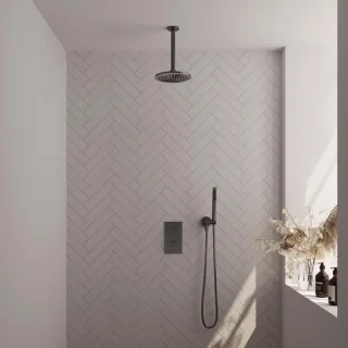Brauer Gunmetal Edition Thermostatische Inbouw Regendoucheset