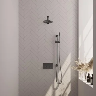 Brauer Gunmetal Edition Thermostatische Inbouw Regendoucheset