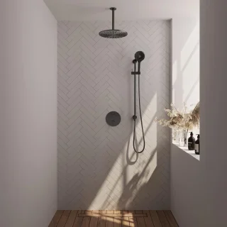 Brauer Gunmetal Edition Thermostatische Inbouw Regendoucheset