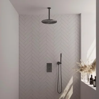 Brauer Gunmetal Edition Thermostatische Inbouw Regendoucheset