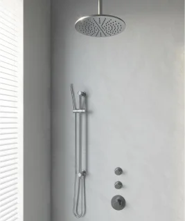 Brauer Regendoucheset Inbouw 30cm Rond Geborsteld Nikkel PVD