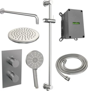 Brushed Edition thermostatische inbouw regendouche 45cm