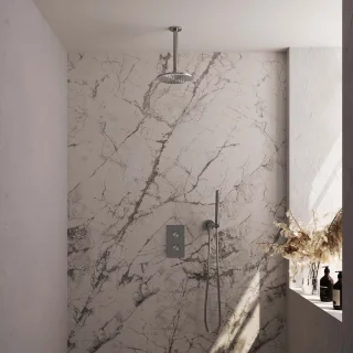 Brushed Edition thermostatische inbouw regendouche set 20 cm