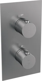 Brushed Edition thermostatische inbouw regendoucheset 3-weg RVS PVD