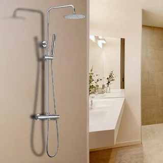 Caral-Eco Twenty Doucheset Opbouw Rond Chroom