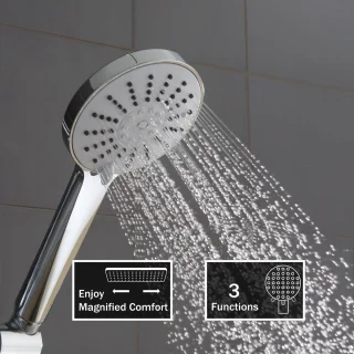 CECIPA max Douchesysteem Chroom Regendouche en Handdouche