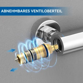 CECIPA Max Douchesysteem met thermostaatkraan Chroom