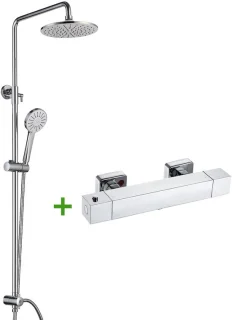 Cecipa Max regendouche met thermostaatkraan