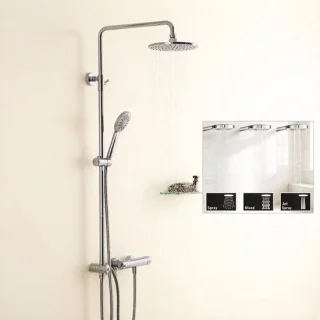 Cecipa Max regendouche set chroom