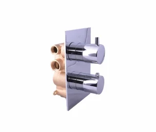 Ced'or Complete Inbouw Regendouche 20 cm Zwart Chroom