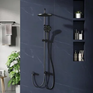 Cellista regendoucheset zwart