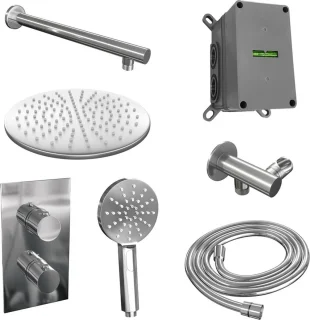 Chrome Edition 3-weg thermostatische inbouw regendouche set 32